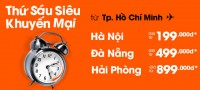 Vé máy bay giá rẻ Hà Nội - Sài Gòn chỉ có 199 ngàn đồng - Ve may bay gia re Ha Noi - Sai Gon chi co 199 ngan dong